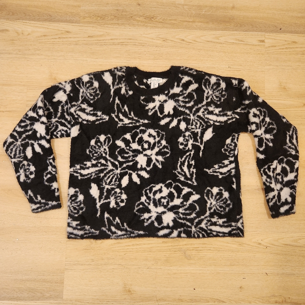 Rachel Zoe | Floral Pullover Crew Neck Sweater